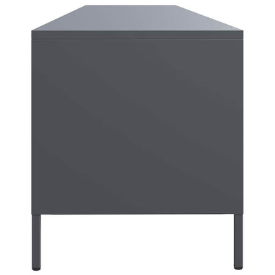 TV Kaappi Antrasiitti 202x39x43,5 cm Kylmävalssattu teräs