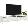 TV Kaappi Valkoinen 202x39x43,5 cm Kylmävalssattu teräs