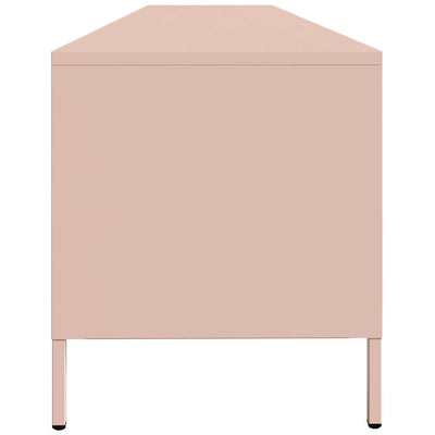 TV-taso pinkki 202x39x43,5 cm kylmävalssattu teräs