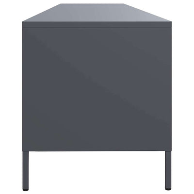 TV Kaappi Antrasiitti 202x39x43,5 cm Kylmävalssattu teräs