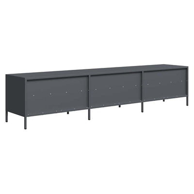 TV Kaappi Antrasiitti 202x39x43,5 cm Kylmävalssattu teräs
