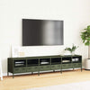 TV Kaappi Oliivinvihreä 202x39x43,5 cm Kylmävalssattu teräs