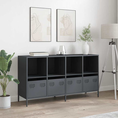 senkki antrasiitti 135x39x73,5 cm kylmävalssattu teräs