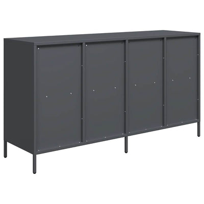 senkki antrasiitti 135x39x73,5 cm kylmävalssattu teräs