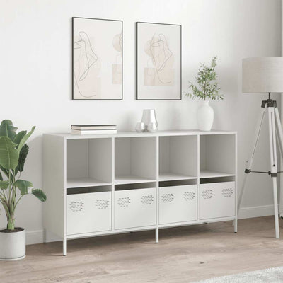 senkki Valkoinen 135x39x73,5 cm Kylmävalssattu teräs