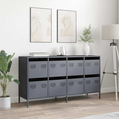 senkki antrasiitti 135x39x73,5 cm kylmävalssattu teräs