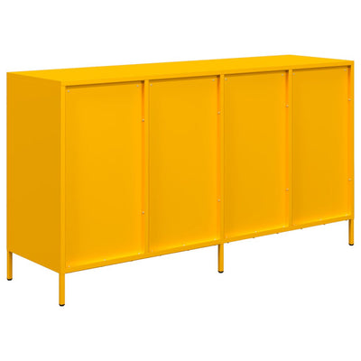 Senkki Sinapinkeltainen 135x39x73,5 cm Kylmävalssattu teräs