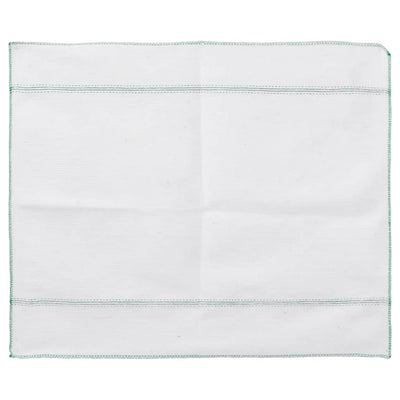 Valkoinen lattialiinat Rurala 50x60cm (5 kpl vihreillä raidoilla)