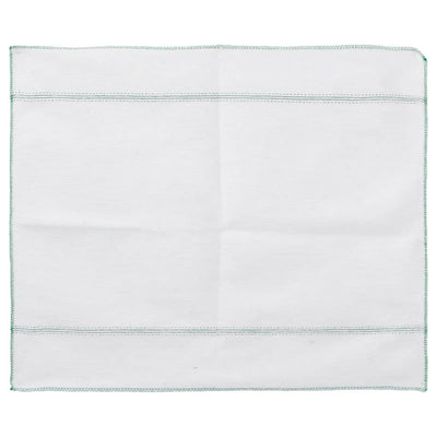 Valkoinen vihreillä raidoilla lattialiinat Rurala 50x60cm (10 kpl)