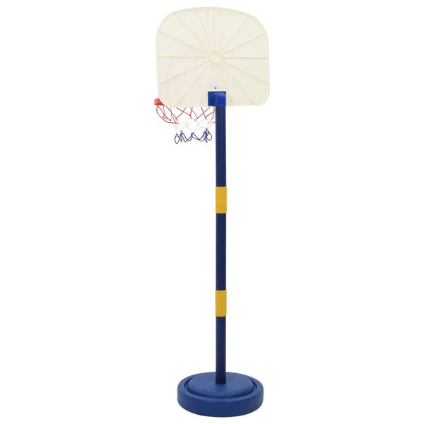 koripalloteline pallo ja pumppu säädettävä korkeus 90/121 cm