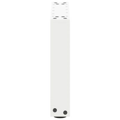 Sohvapöydän jalat U-muotoiset 2 kpl valkoinen 30x(30-31) cm