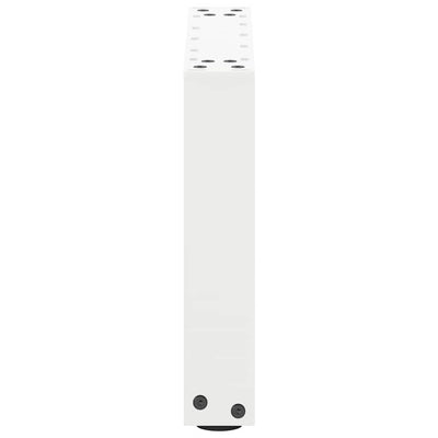 sohvapöydän jalat U-muotoiset 2 kpl Valkoinen 40x(30-31) cm