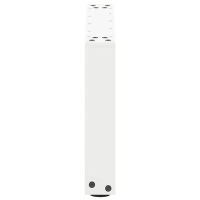 sohvapöydän jalat U-muotoiset 2 kpl Valkoinen 50x(30-31) cm