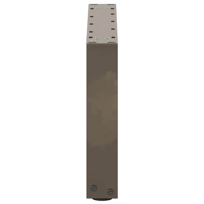 sohvapöydän jalat U-muotoiset 2 kpl luonnonteräs 50x(30-31) cm
