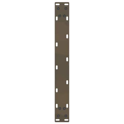 sohvapöydän jalat U-muotoiset 2 kpl luonnonteräs 50x(30-31) cm