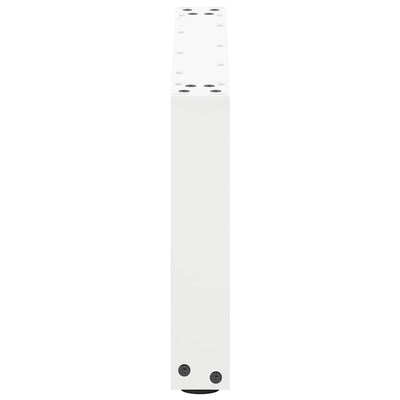 sohvapöydän jalat U-muotoiset 2 kpl Valkoinen 60x(30-31) cm