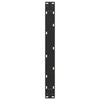 Sohvapöydän jalat U-muotoiset 2 kpl musta 70x(30-31) cm teräs