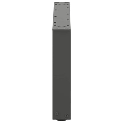 Sohvapöydän jalat U-muotoiset 2 kpl antrasiitti 70x(30-31) cm