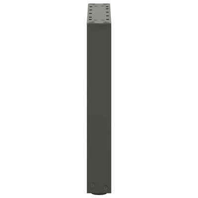 sohvapöydän jalat U-muotoiset 2 kpl antrasiittia 28x(42-43) cm