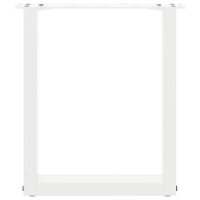 Valkoinen sohvapöydän jalat u-muotoiset Mihhai 38x(42-43)cm (2 kpl)