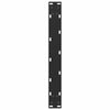Sohvapöydän jalat U-muotoiset 2 kpl musta 50x(42-43) cm teräs