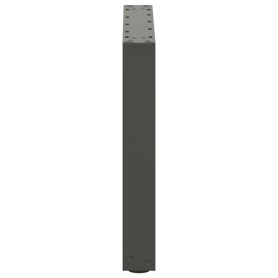 Sohvapöydän jalat U-muotoiset 2 kpl antrasiitti 50x(42-43) cm