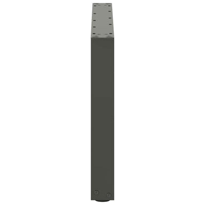 Sohvapöydän jalat U-muotoiset 2 kpl Antrasiitti 60x(42-43) cm