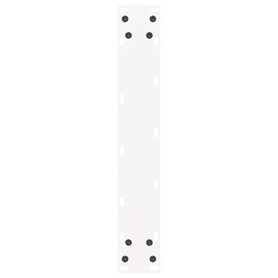ruokapöydän jalat U-muotoiset 2 kpl Valkoinen 50x(72-73) cm