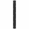 ruokapöydän jalat U-muotoiset 2 kpl Musta 80x(72-73) cm Teräs