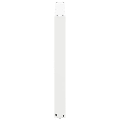 ruokapöydän jalat U-muotoiset 2 kpl Valkoinen 80x(72-73) cm