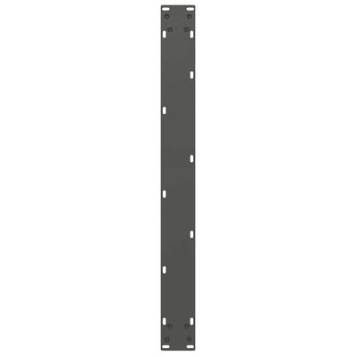 ruokapöydän jalat U-muotoiset 2 kpl Antrasiitti 80x(72-73) cm