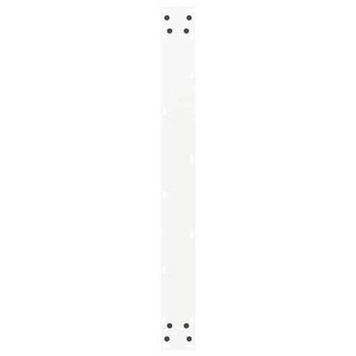 ruokapöydän jalat U-muotoiset 2 kpl Valkoinen 90x(72-73) cm