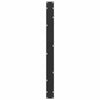 ruokapöydän jalat U-muotoiset 2 kpl Musta 100x(72-73) cm