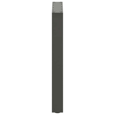 Ruokapöydän jalat U-muotoiset 3 kpl antrasiitti 70x(72-73) cm