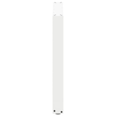 Ruokapöydän jalat U-muotoiset 3 kpl valkoinen 80x(72-73) cm