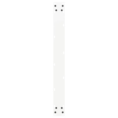 Ruokapöydän jalat U-muotoiset 3 kpl valkoinen 80x(72-73) cm