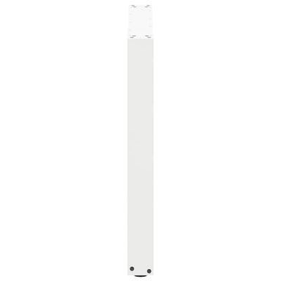 Ruokapöydän jalat U-muotoiset 3 kpl valkoinen 90x(72-73) cm
