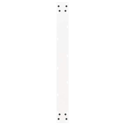 Ruokapöydän jalat U-muotoiset 3 kpl valkoinen 90x(72-73) cm
