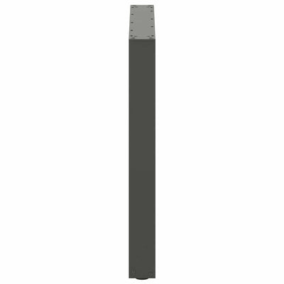 Ruokapöydän jalat U-muotoiset 3 kpl antrasiitti 90x(72-73) cm