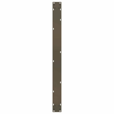 Ruokapöydän jalat U-muoto 3 kpl Luonnonteräs 100x(72-73) cm