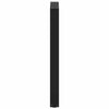Baaripöydän jalat U-muotoiset 2 kpl musta 40x(90-91) cm teräs