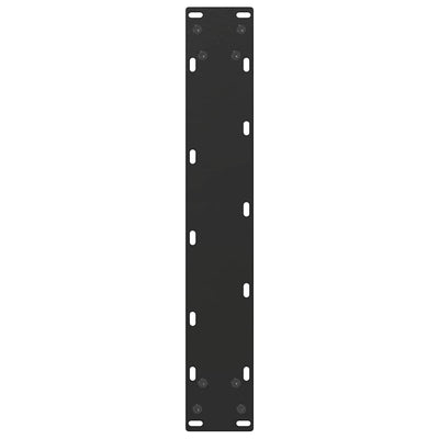 Baaripöydän jalat U-muotoiset 2 kpl musta 40x(90-91) cm teräs