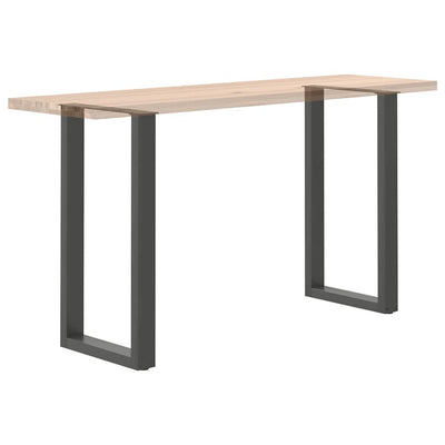 Baaripöydän jalat U-muotoiset 2 kpl 40x(90-91) cm teräs