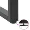Baaripöydän jalat U-muotoiset 2 kpl 40x(90-91) cm teräs