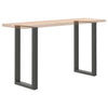 Baaripöydän jalat U-muotoiset 2 kpl 50x(90-91) cm teräs