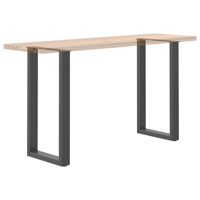 Baaripöydän jalat U-muotoiset 2 kpl 50x(90-91) cm teräs