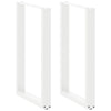 Baaripöydän jalat U-muotoiset 2 kpl 60x(90-91) cm teräs