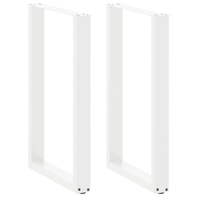 Baaripöydän jalat U-muotoiset 2 kpl 60x(90-91) cm teräs