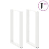 Baaripöydän jalat U-muotoiset 2 kpl 60x(90-91) cm teräs