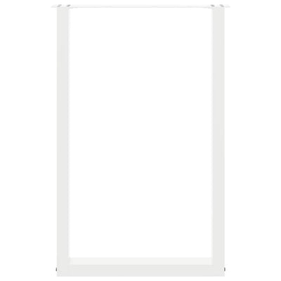 Baaripöydän jalat U-muotoiset 2 kpl 60x(90-91) cm teräs